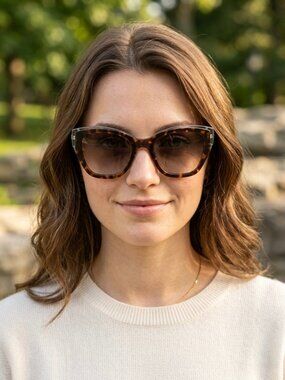 NEW KATE SPADE YOLANDA/S 0086LA HAVANA BROWN POLARIZED AUTHENTIC SUNGLASSES